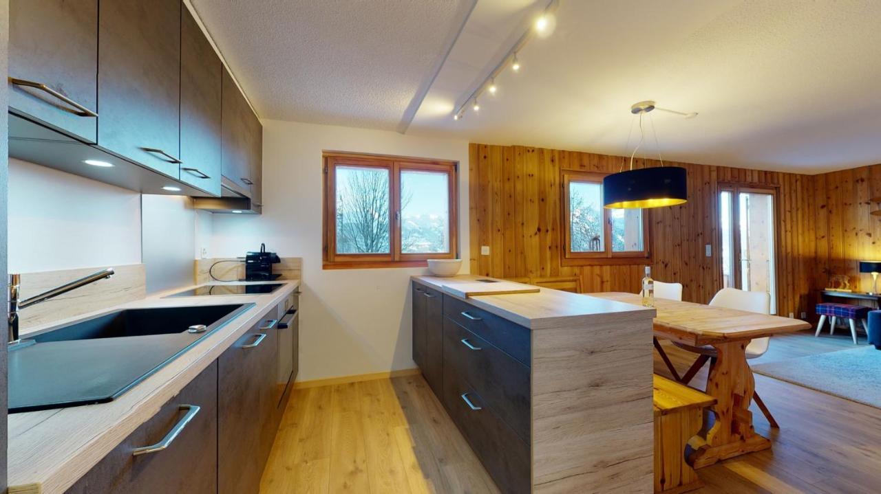 Cozy Apartment In Veysonnaz, Close To The Slopes Of The 4 Valleys Bagian luar foto